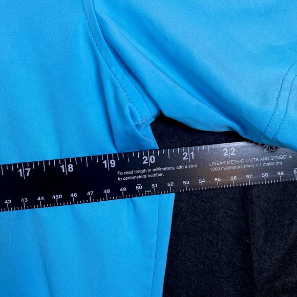 Peter Millar Mens Shirt Blue Short Sleeve Summer Crown Comfort Polo Stretch M - Picture 8 of 14